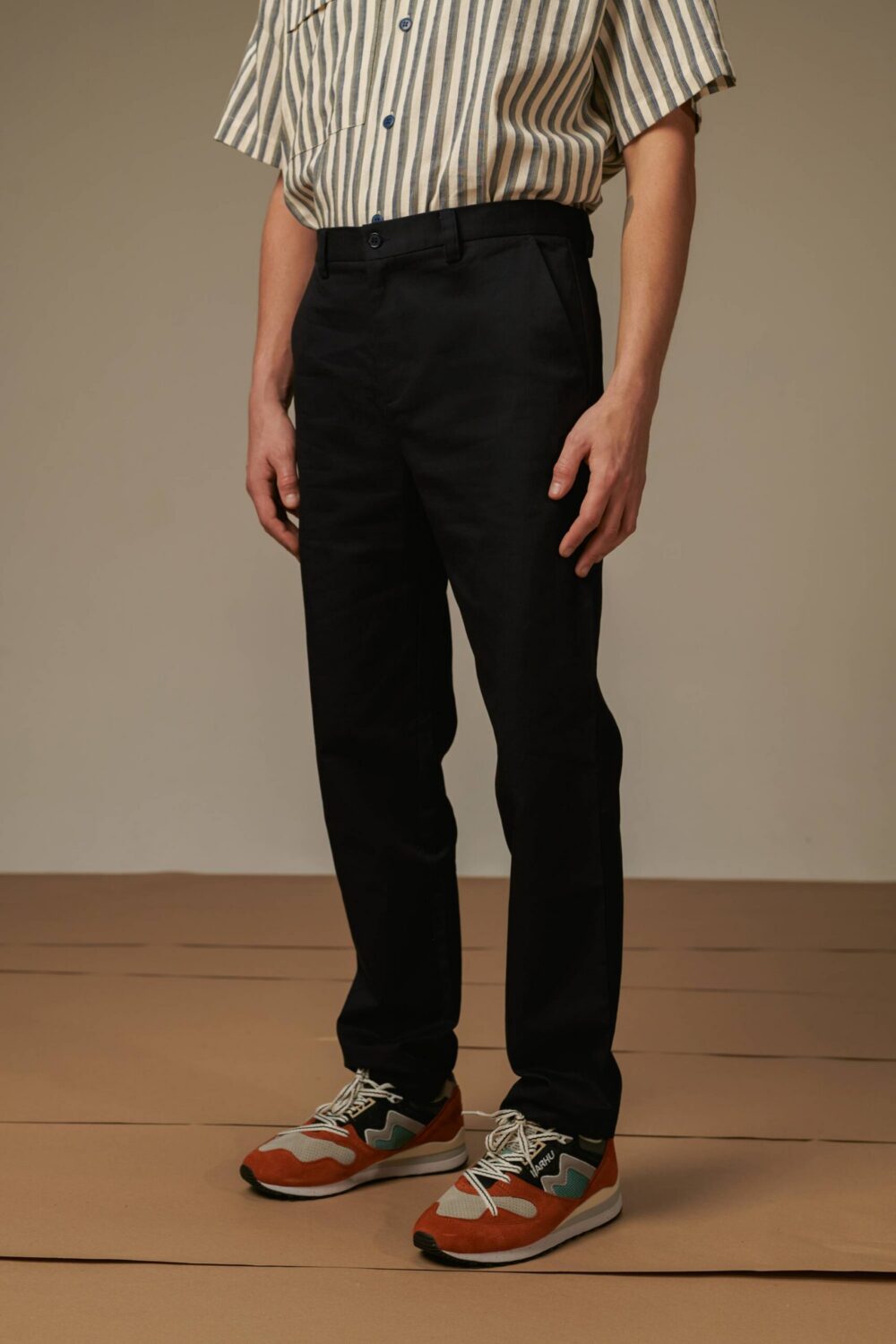 PANTALON EN TWILL PILONE - L, MARINE