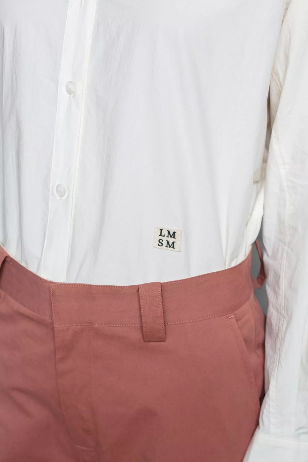 CIVIA - COTTON SHIRT - 42, OFFWHITE