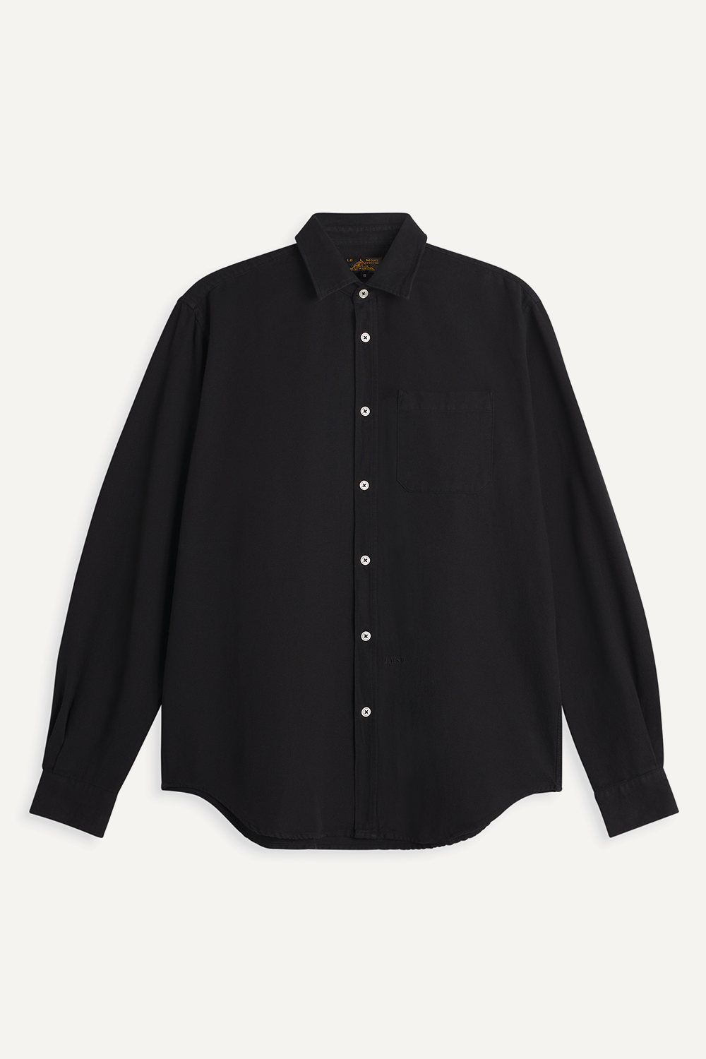 Cosmo - French oxford shirt - S, BLACK