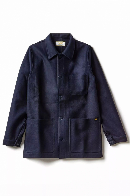 Victorien - Veste de Travail en laine - 52, MARINE