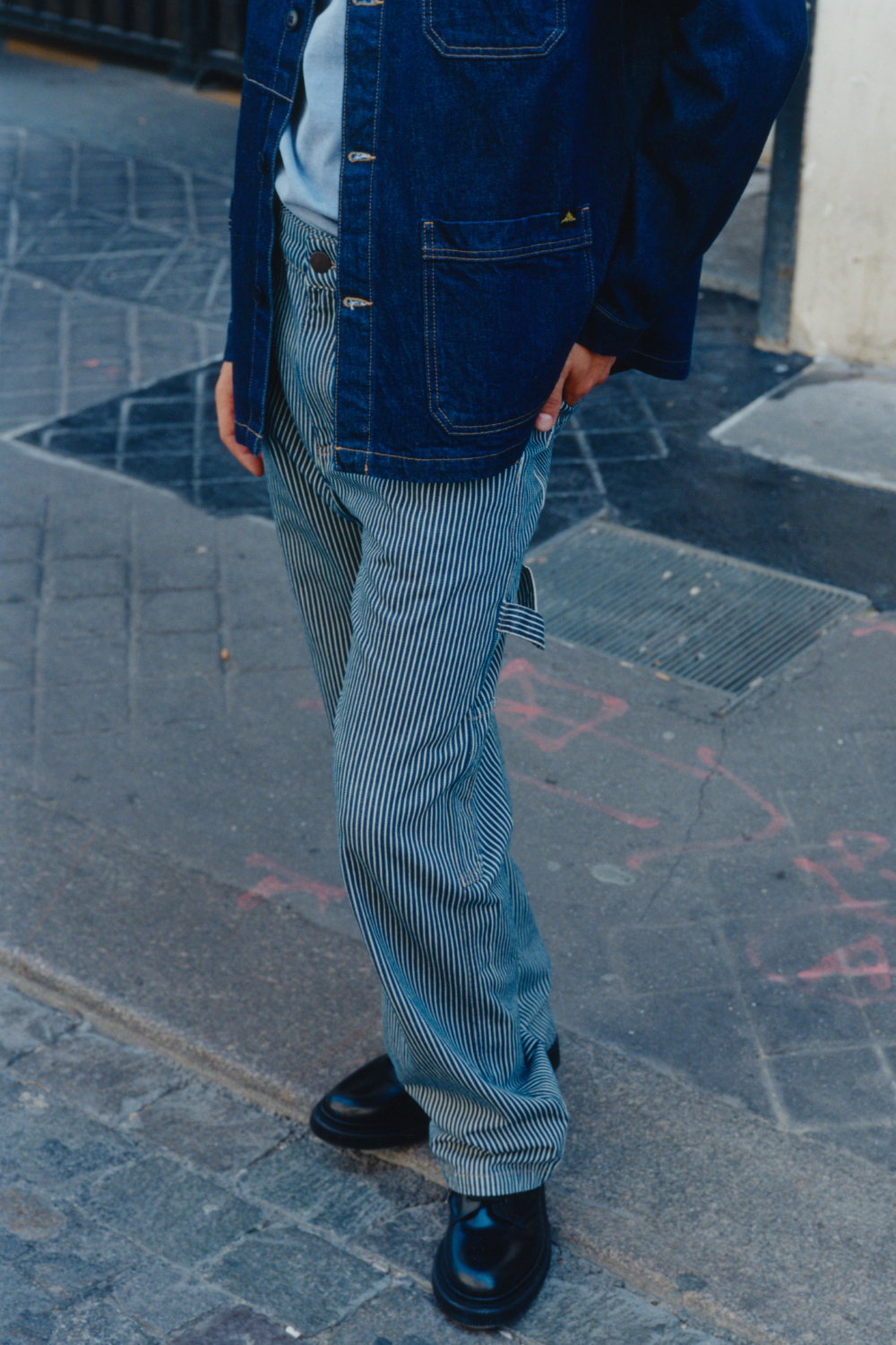 Padim - Pantalon à rayures hickory