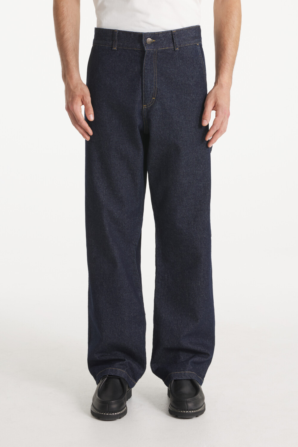 Pageas - Pantalon en denim style carpenter