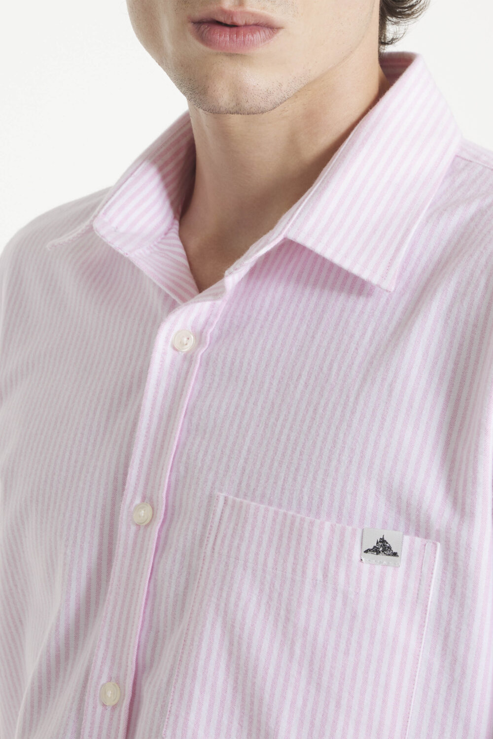 CANTIN - BRUSHED OXFORD SHIRT - XL, PINK