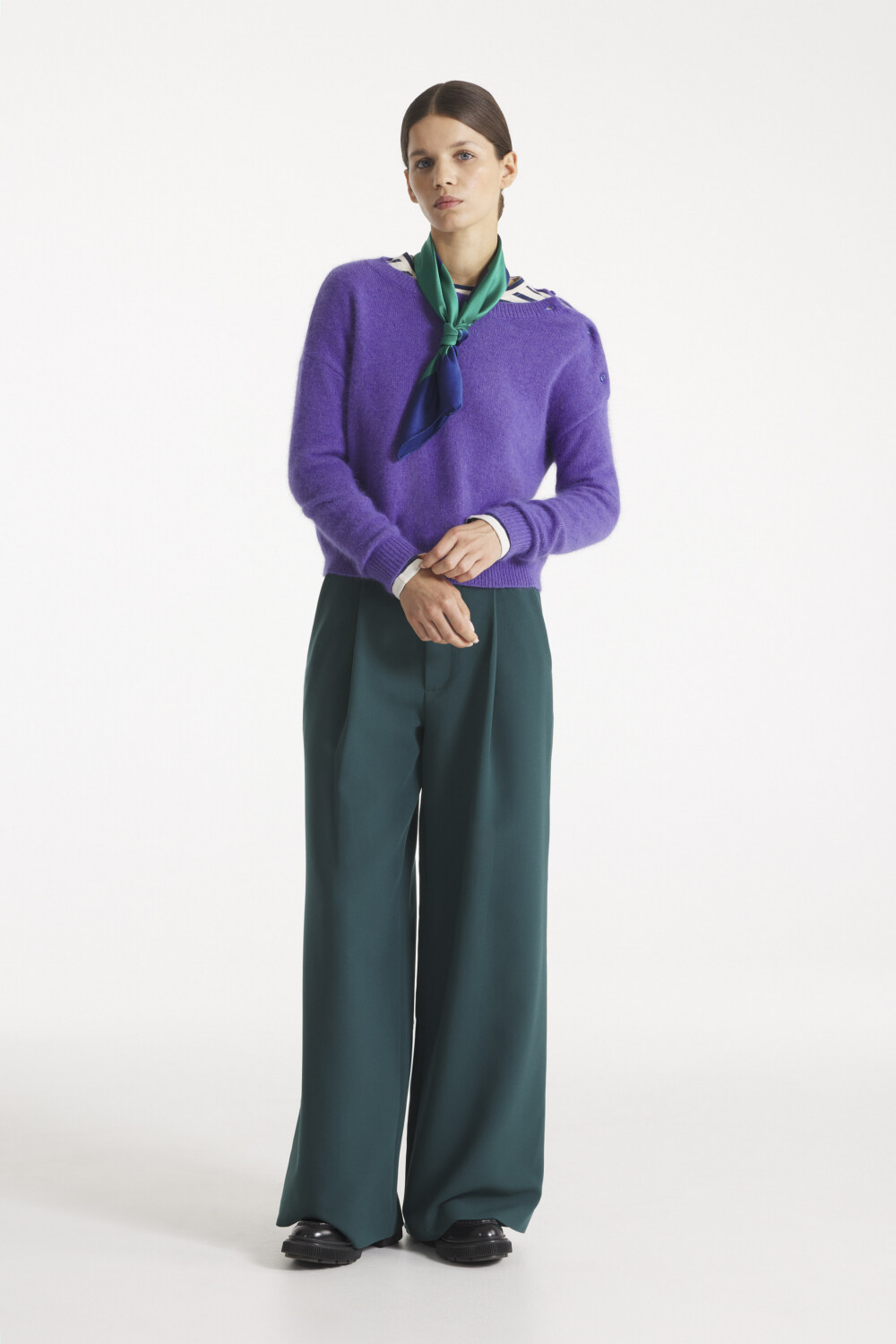 PISCO - PEGGED PANTS - 40, dark green