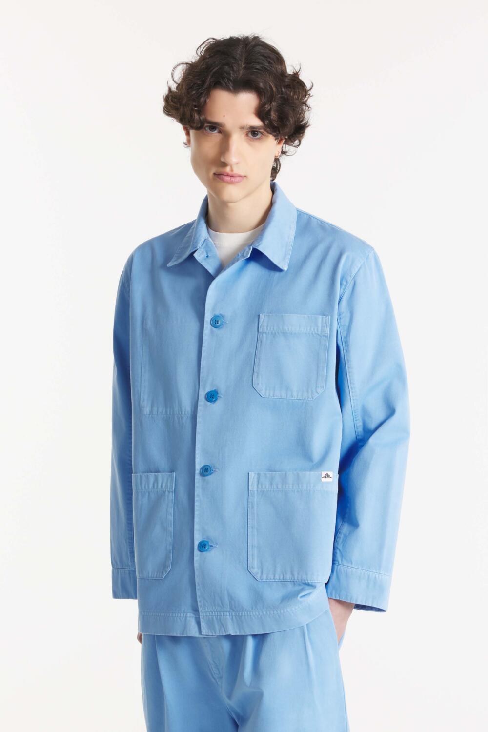 Gabardine work jacket - XL, azure