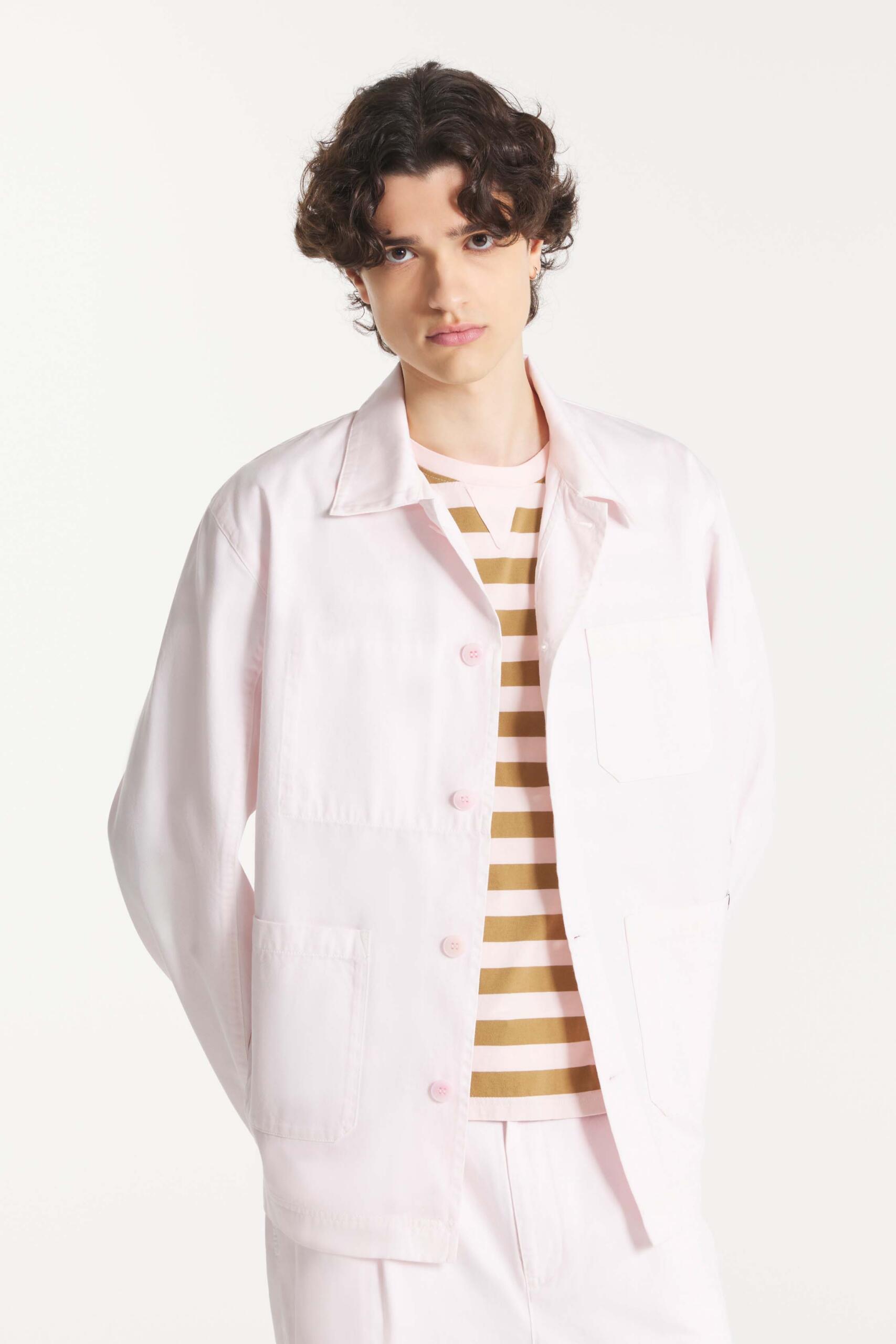 Veste de travail en gabardine - S, ROSE