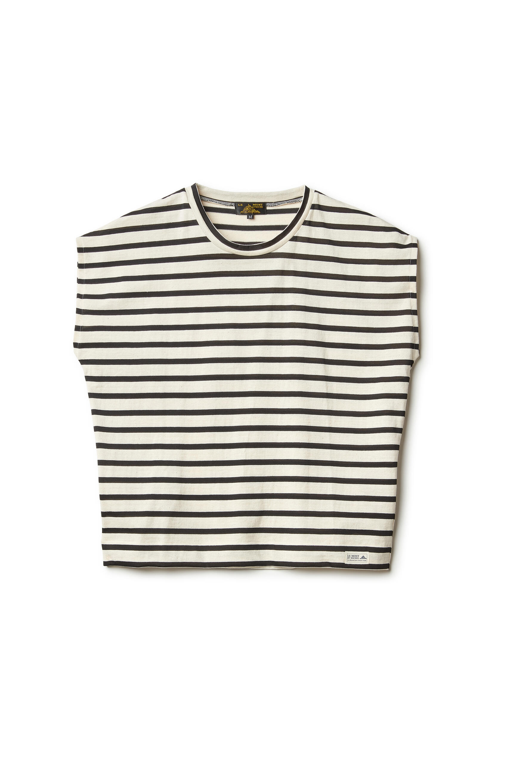THEOXANE - MARINIERE TANK TOP - S, ECRU/NOIR