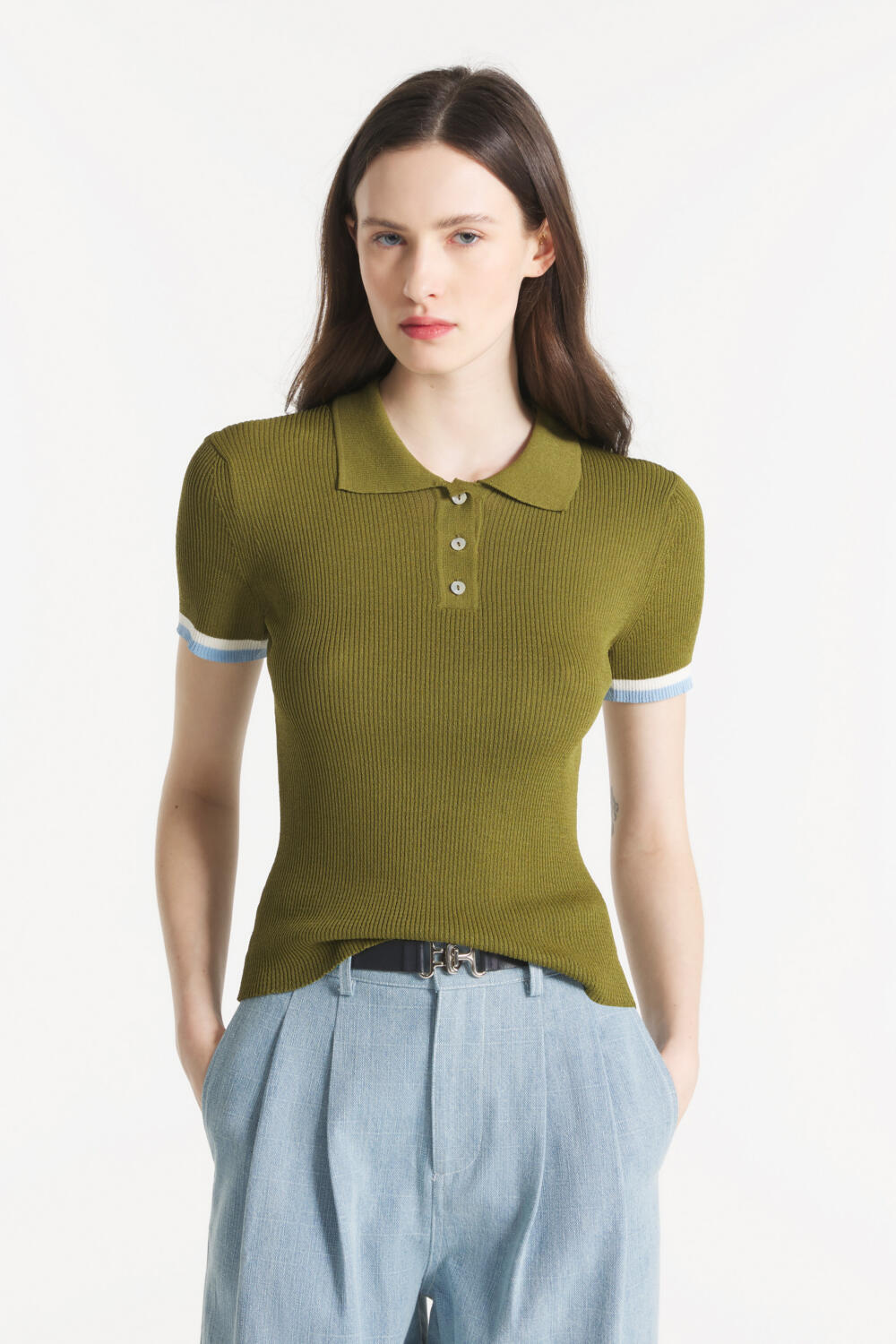 SELASTE - POLO - L, KAKI