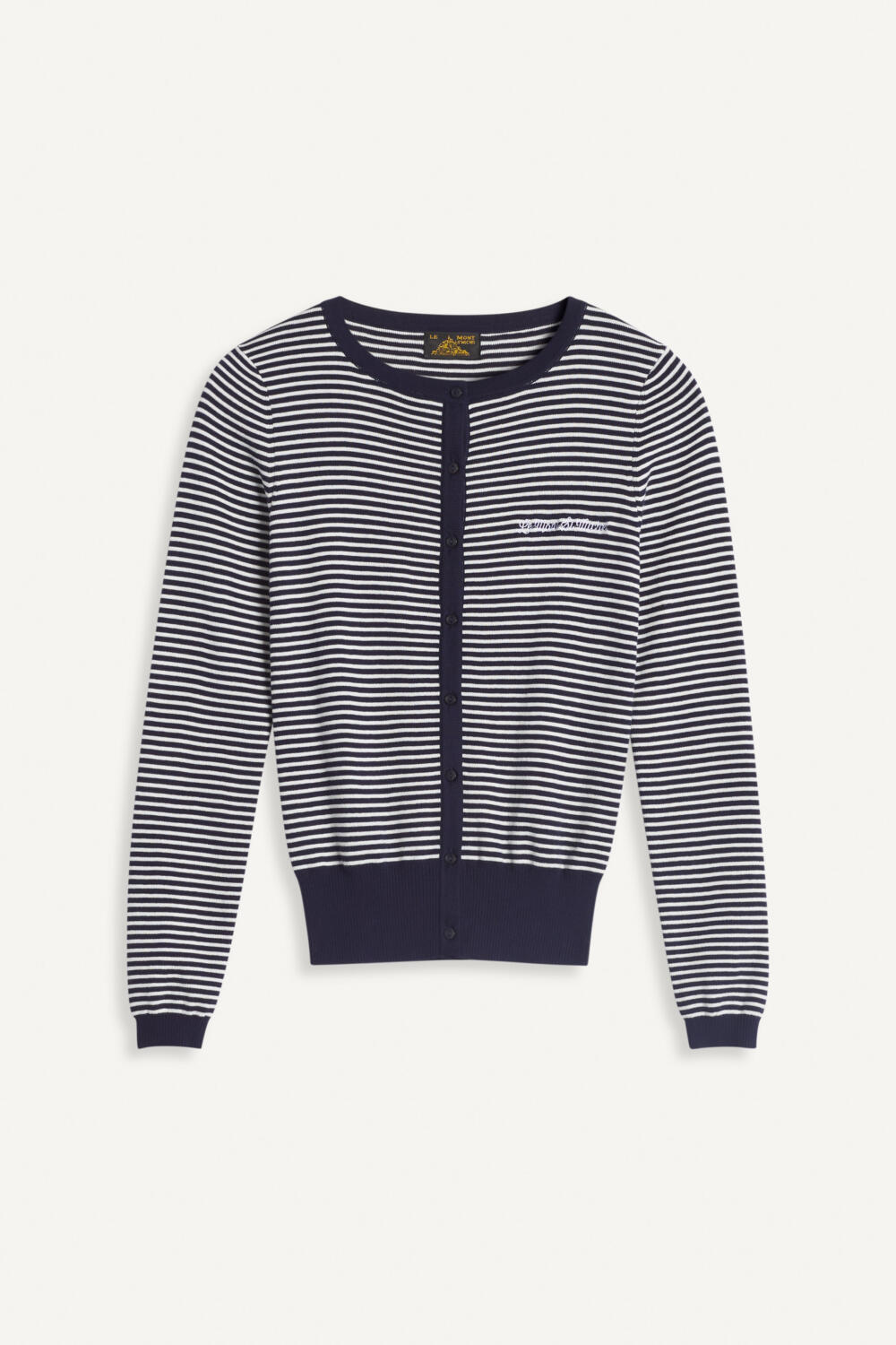 GRADA - STRIPED CARDIGAN - M, navy offwhite