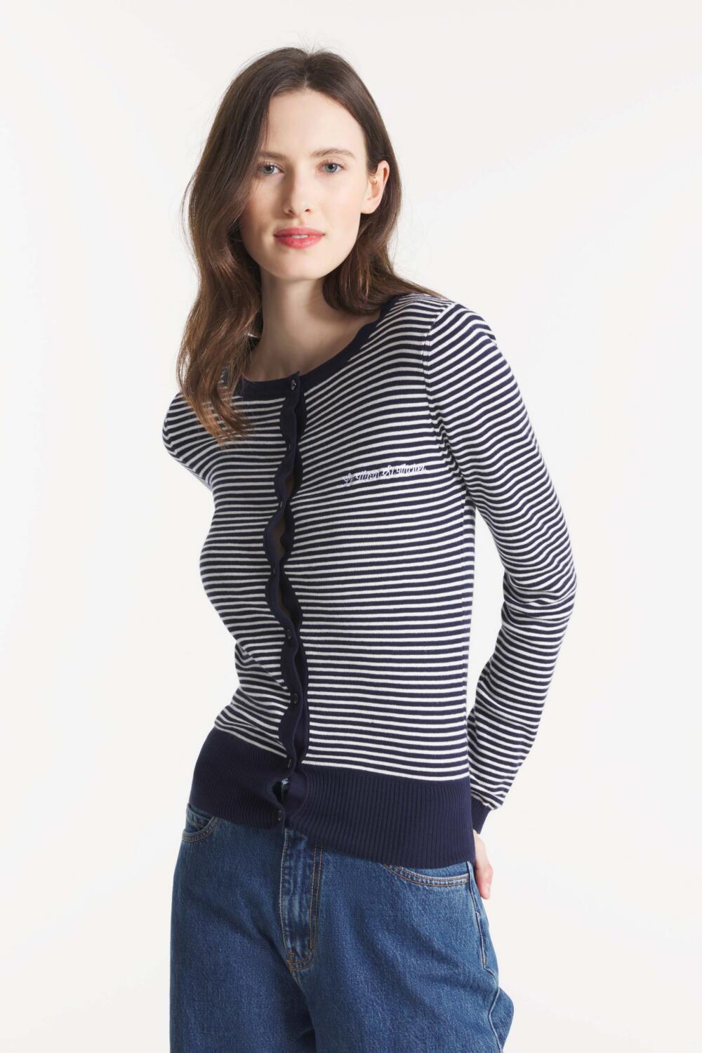 GRADA - STRIPED CARDIGAN