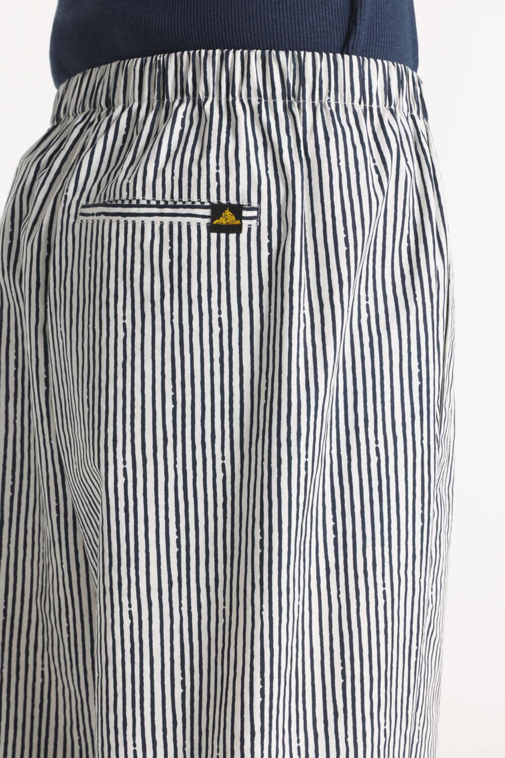 PINELO - STRIPED PANTS - XS, NAVY