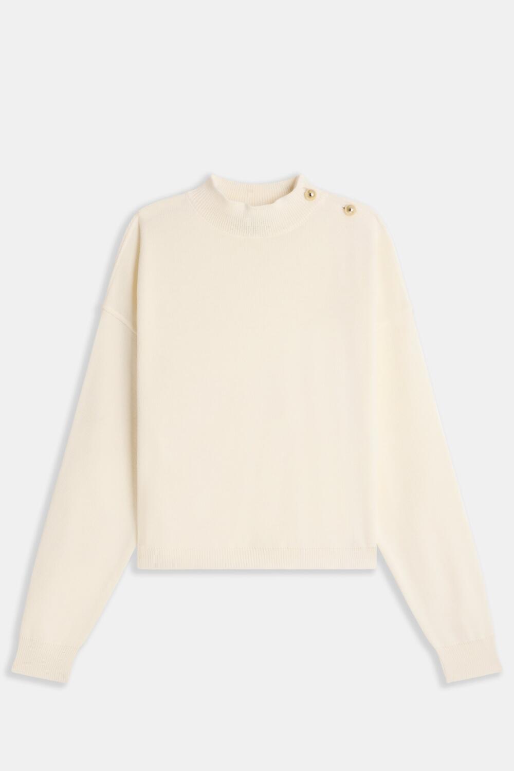 SARIANA - PULL EN MAILLE MILANO - XS, CAMEL