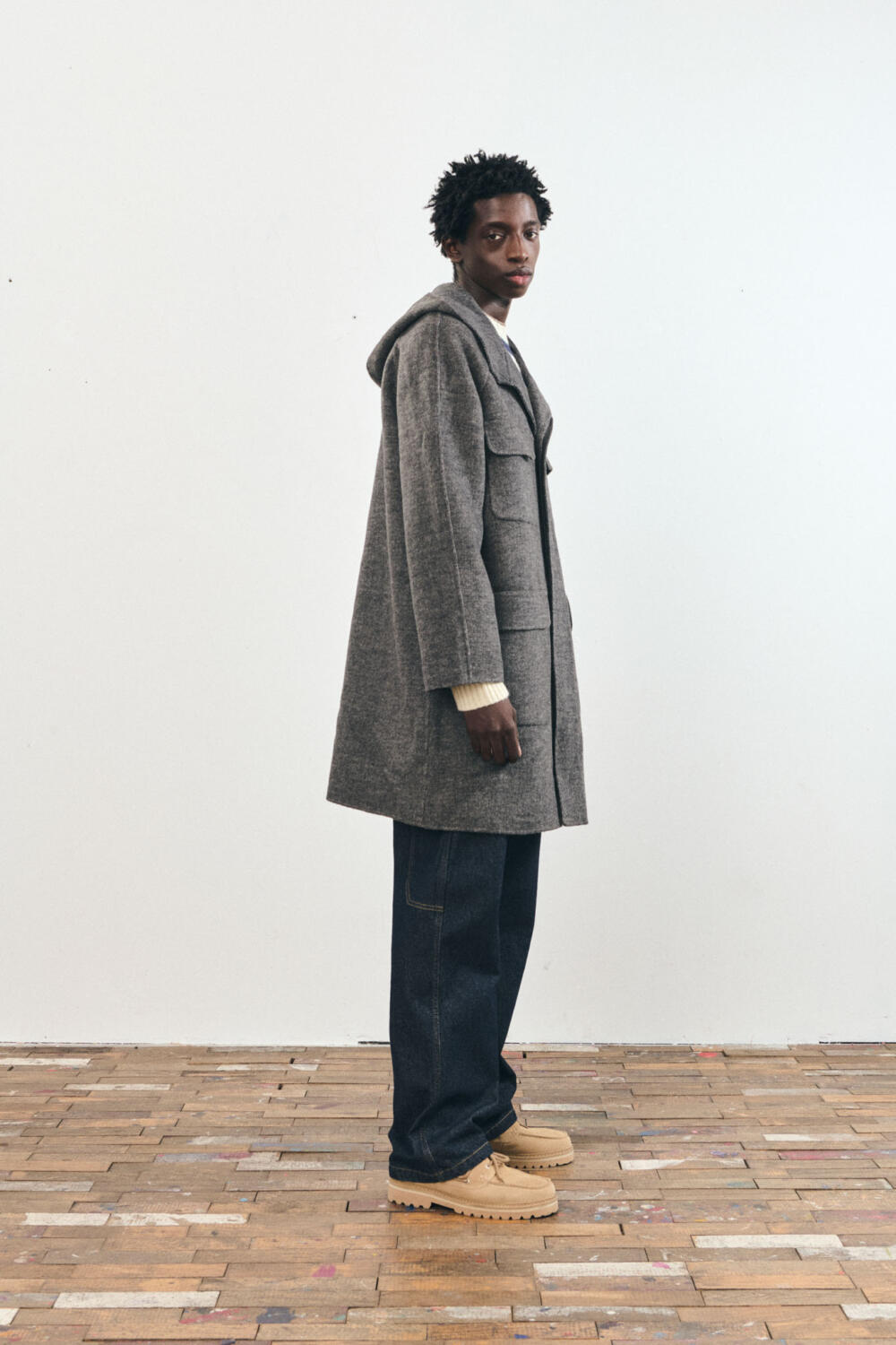 MARTO - MANTEAU EN LAINE - XS, ANTHRACITE