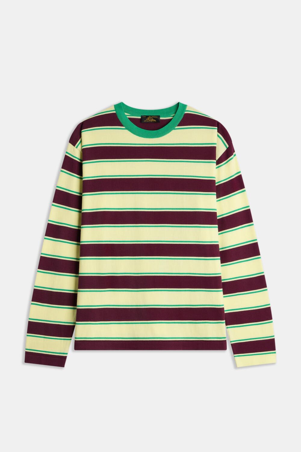 THADEO - STRIPED T-SHIRT - XL, YELLOW