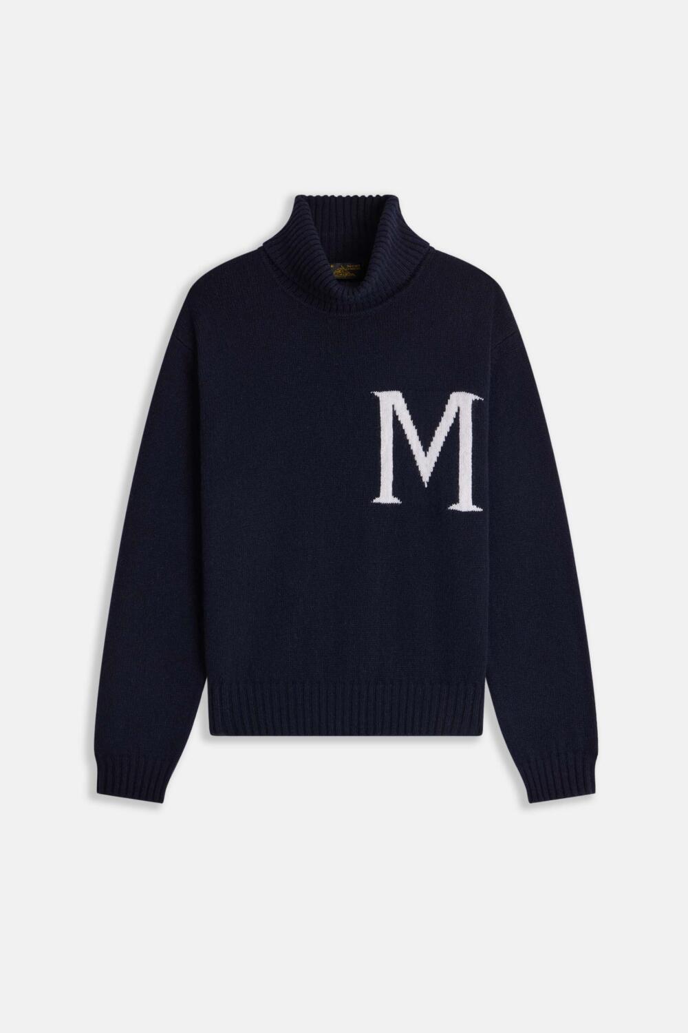 SOAZIG - PULL EN MÉRINOS ET CACHEMIRE - XS, MARINE