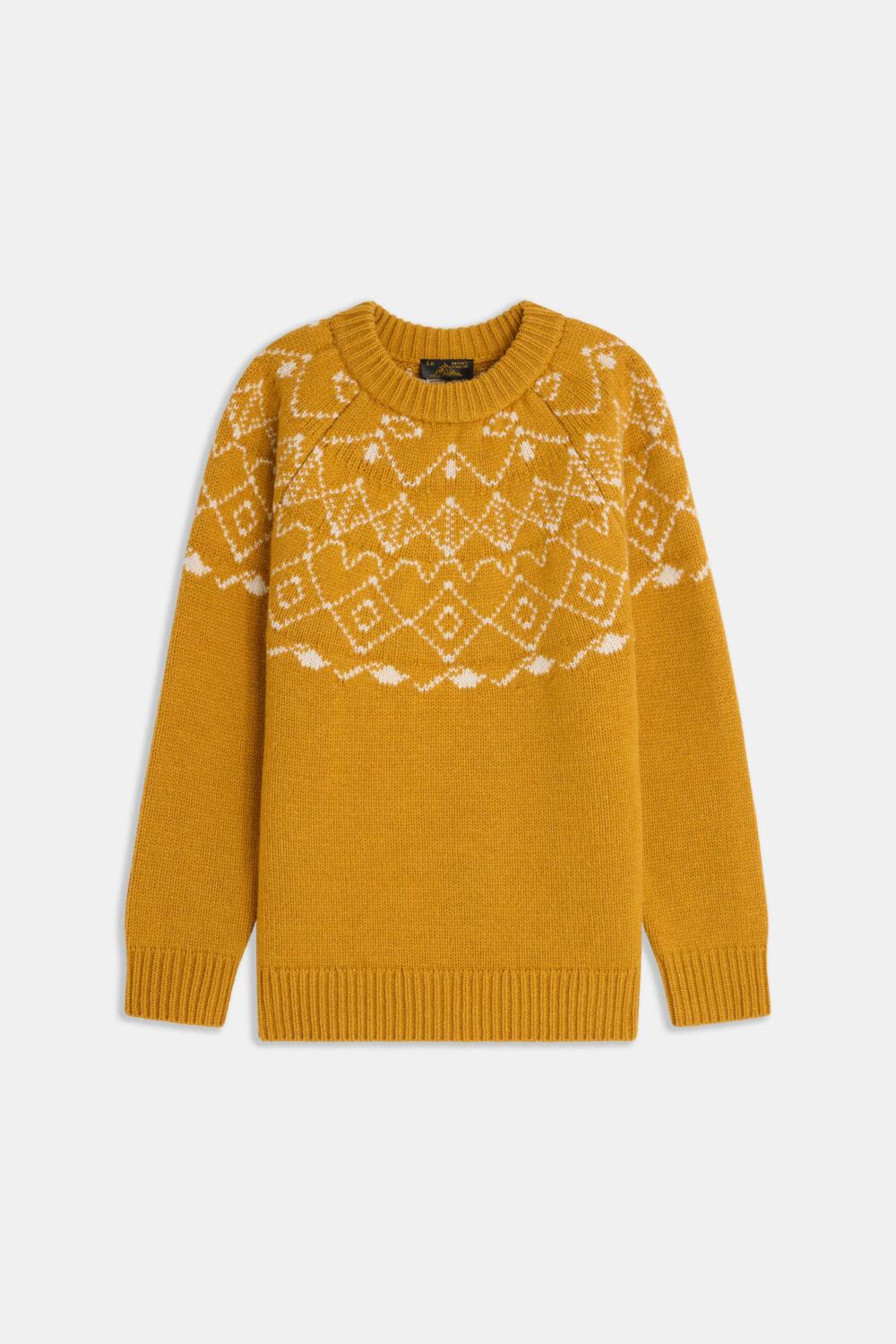 SEDONA - JACQUARD SWEATER - M, CITRUS