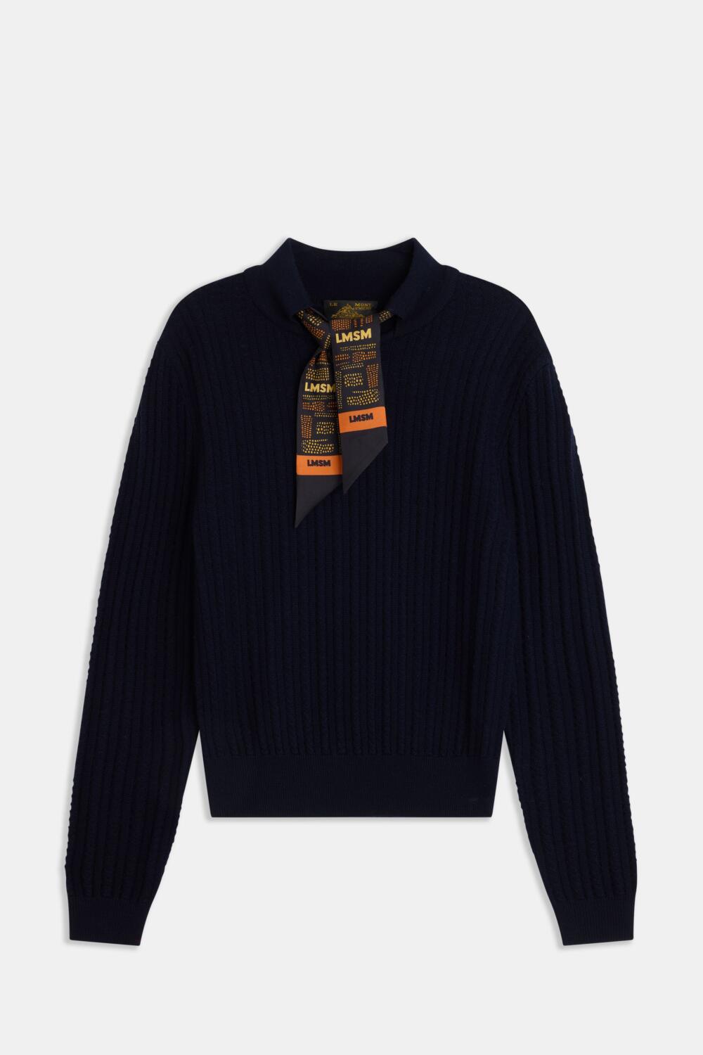 SOHENA - EXTRA-FINE MERINO SWEATER - XS, NAVY