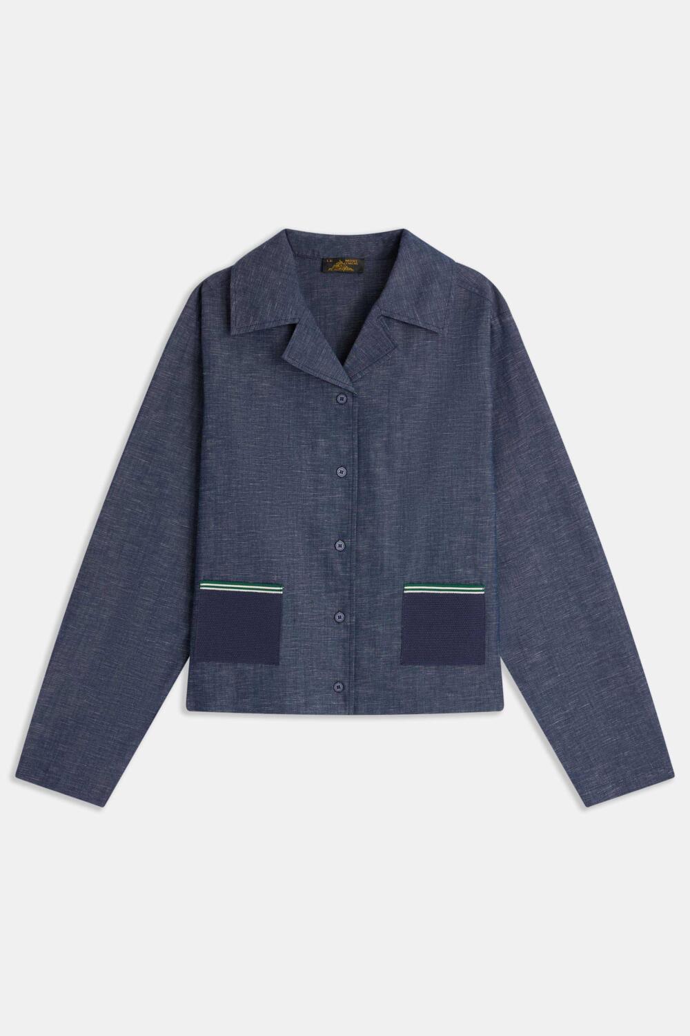 CASTIEL - DENIM SHIRT - 36, DENIM