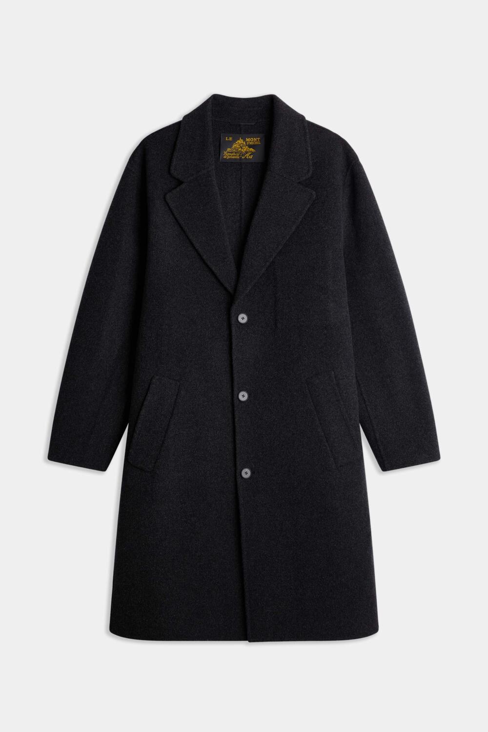 MANSO - WOOL COAT - XS, ANTHRACITE