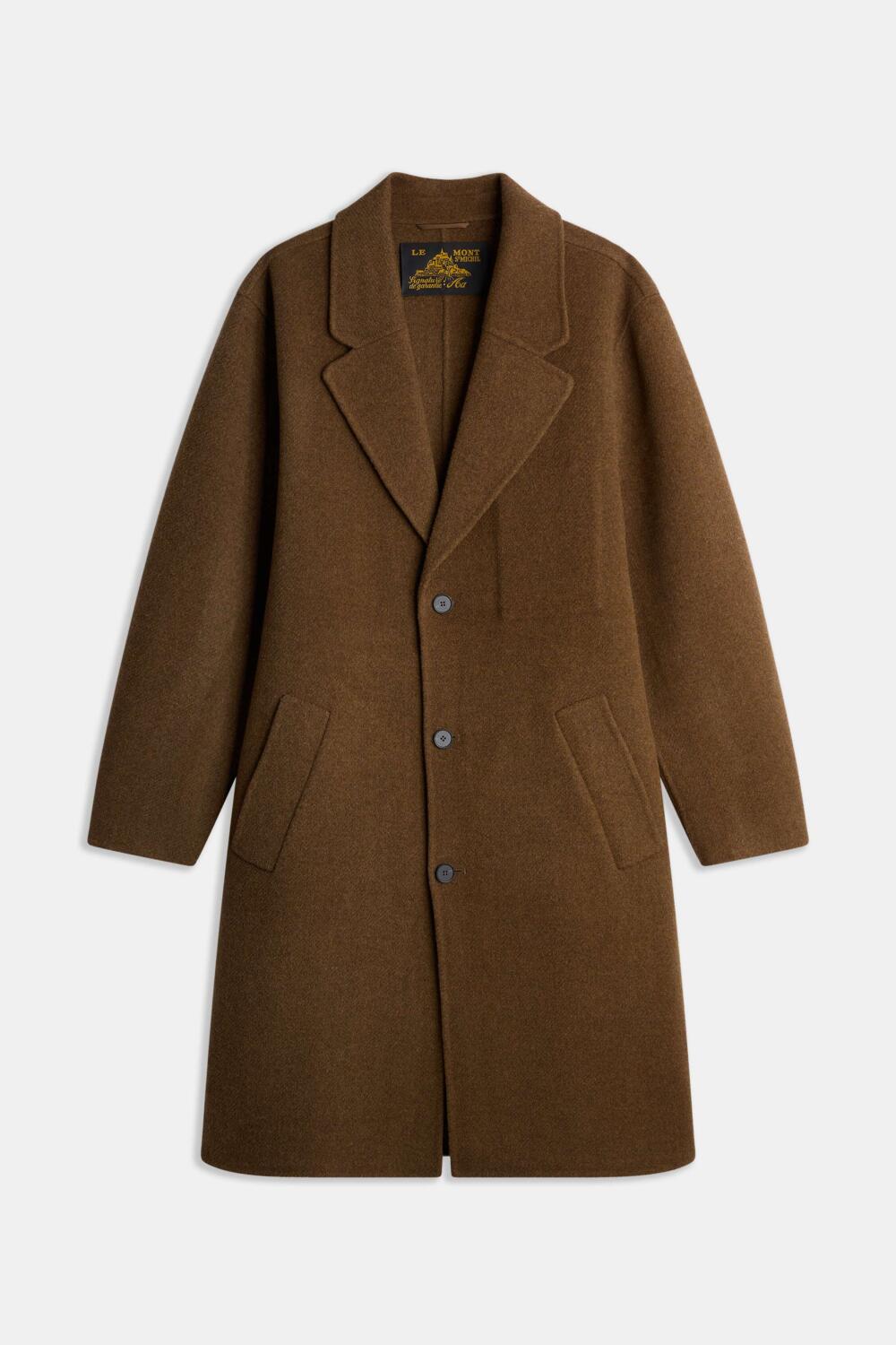MANSO - MANTEAU EN LAINE - XL, ANTHRACITE